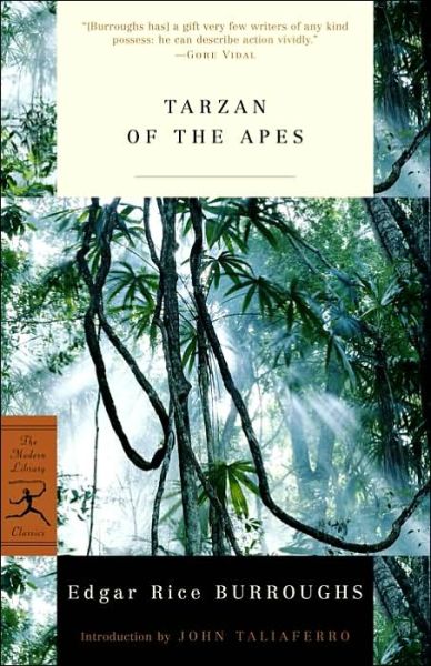 Cover for Edgar Rice Burroughs · Tarzan of the Apes: A Tarzan Novel - Modern Library Classics (Paperback Book) (2003)