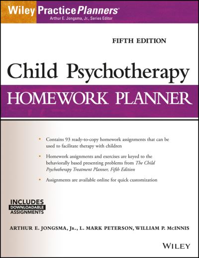 Cover for Berghuis, David J. (Life Guidance Services, Grand Rapids, MI, USA) · Child Psychotherapy Homework Planner - PracticePlanners (Paperback Book) (2015)