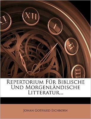 Cover for Eichborn · Repertorium für biblische und (Bog) (2012)