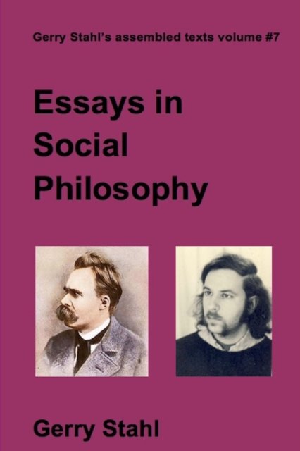 Cover for Gerry Stahl · Essays In Social Philosophy (Pocketbok) (2016)