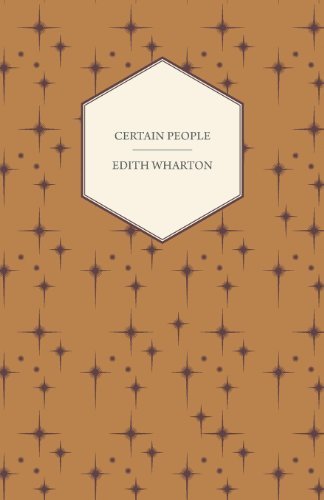 Cover for Edith Wharton · Certain People (Taschenbuch) (2011)