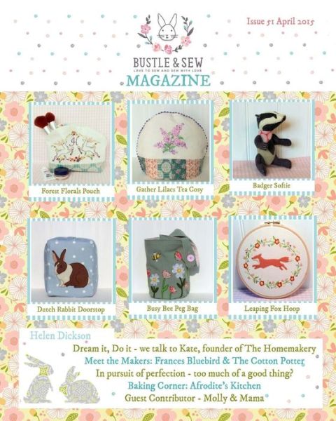 Bustle & Sew Magazine Issue 51: April 2015 - Helen Dickson - Boeken - Createspace - 9781511498067 - 28 maart 2015