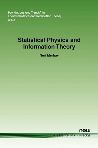 Cover for Neri Merhav · Statistical Physics and Information Theory - Foundations and Trends (R) in Communications and Information Theory (Pocketbok) (2010)