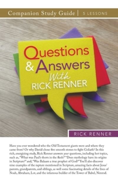 Questions and Answers With Rick Renner Study Guide - Rick Renner - Books - Harrison House - 9781680318067 - March 1, 2021