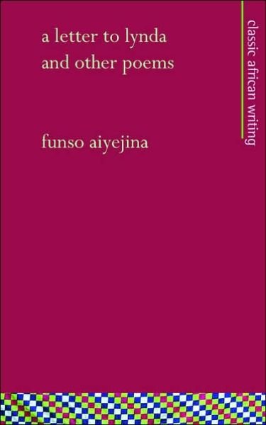 Cover for Funso Aiyejina · A Letter to Lynda, and Other Poems (Paperback Book) (2006)