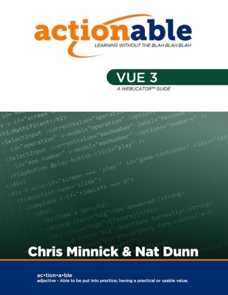 Cover for Chris Minnick · Actionable Vue 3 (Bok) (2022)