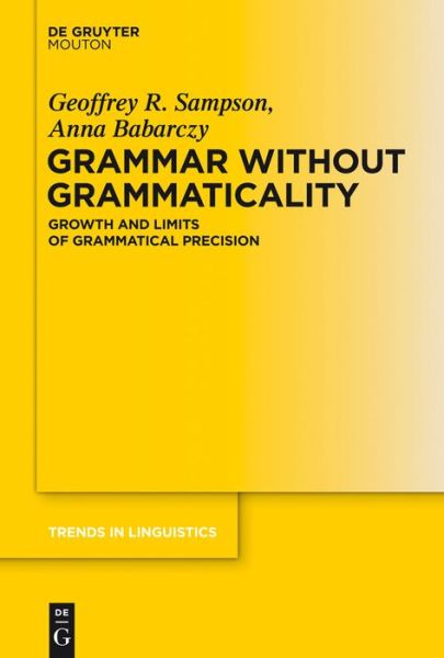 Cover for Sampson · Grammar Without Grammaticality (Book) (2016)