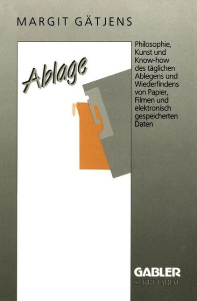 Cover for Margit Gatjens-Reuter · Ablage (Paperback Book) [1988 edition] (1988)