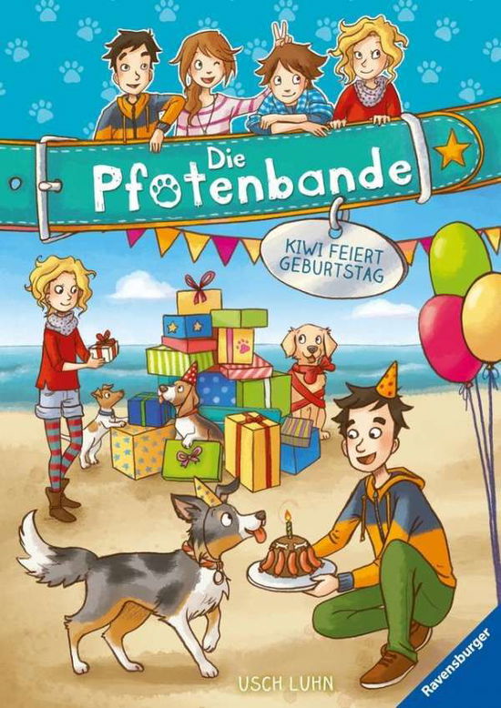 Cover for Luhn · Die Pfotenbande,Kiwi feiert Geburt (Buch)