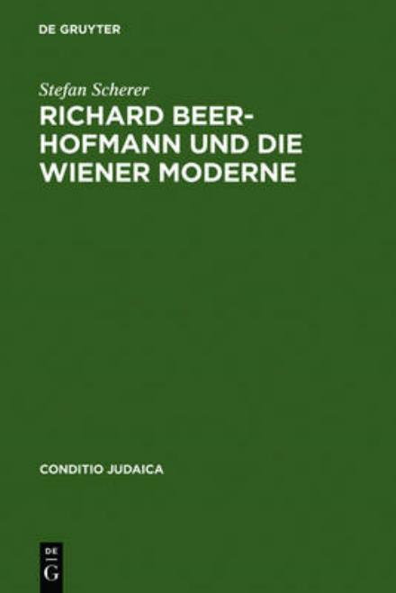 Cover for Scherer · Richard Beer-Hofmann und die Wi (Book) (1994)