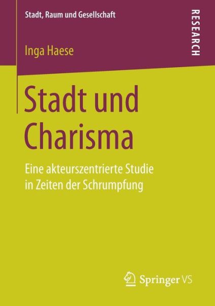 Cover for Haese · Stadt und Charisma (Book) (2016)