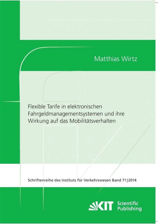 Flexible Tarife in elektronischen - Wirtz - Livres -  - 9783731502067 - 16 octobre 2014