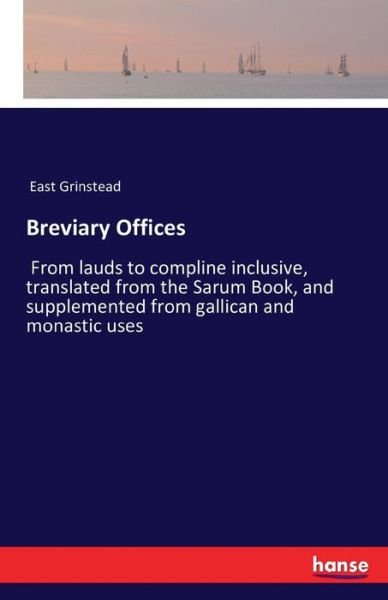 Cover for Grinstead · Breviary Offices (Book) (2016)