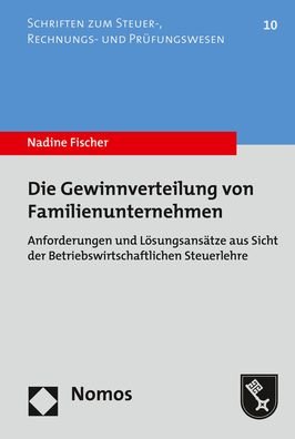 Cover for Fischer · Die Gewinnverteilung von Famili (Book) (2019)