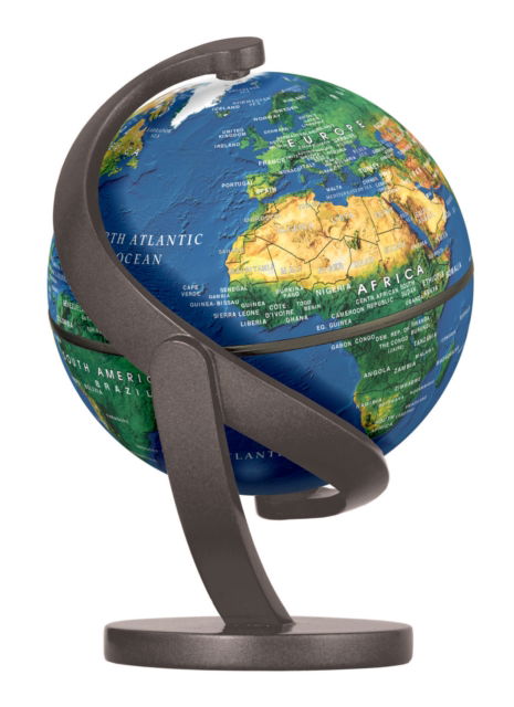 Physical World Globe 10cm: Compact, desk top world globe by Stellanova - Stellanova Globes (MERCH) (2025)