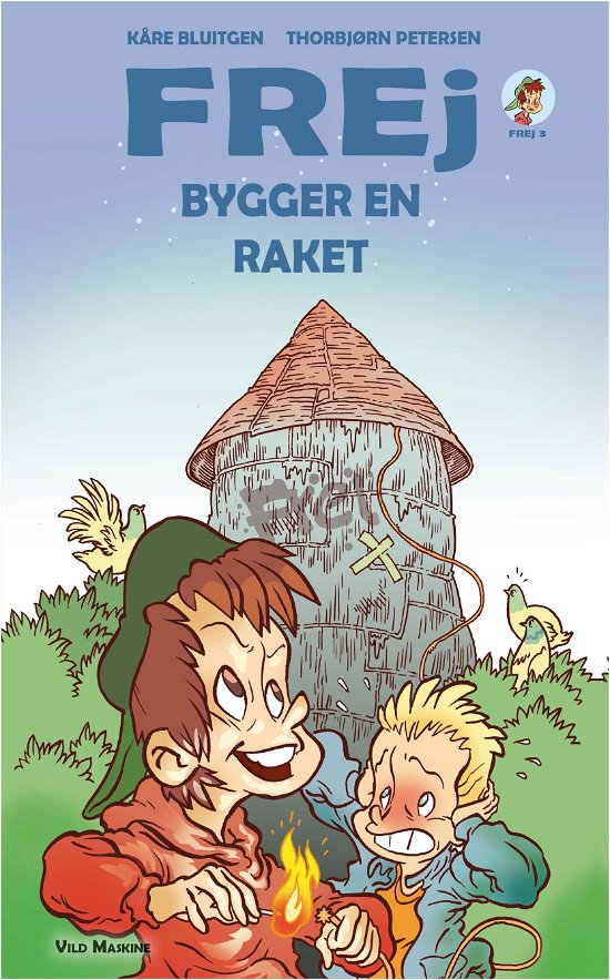 Cover for Kåre Bluitgen · FREJ: Frej bygger en raket (Inbunden Bok) [1:a utgåva] (2020)