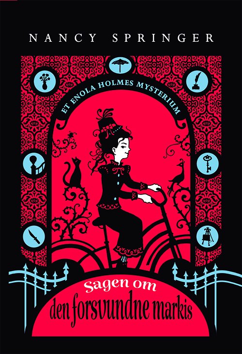 Cover for Nancy Springer · Et Enola Holmes mysterium: Sagen om den forsvundne markis (Bound Book) [1er édition] (2023)