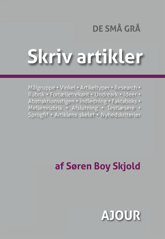 Cover for Søren Boy · Skriv artikler (Poketbok) [1:a utgåva] (2016)