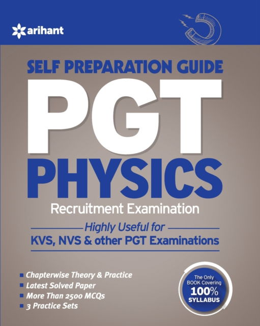 Cover for PGT Physics Recruitment Examination (Paperback Book) (2018)