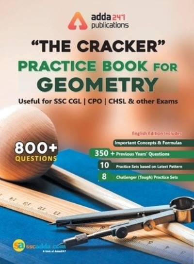 Cover for Adda247 · The Cracker Practice Book for Geometry (Paperback Book) [In English Printed edition] (2019)