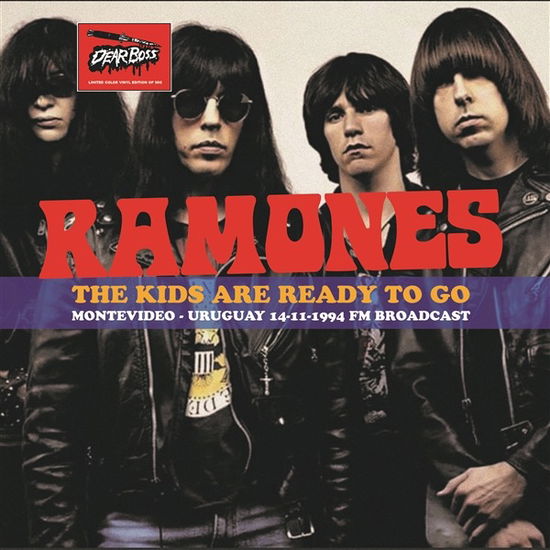 Cover for Ramones · The Kids Are Ready to Go - Montevideo, Uruguay, 1994-11-14  Fm Broadcast (White Vinyl) (LP) (2023)