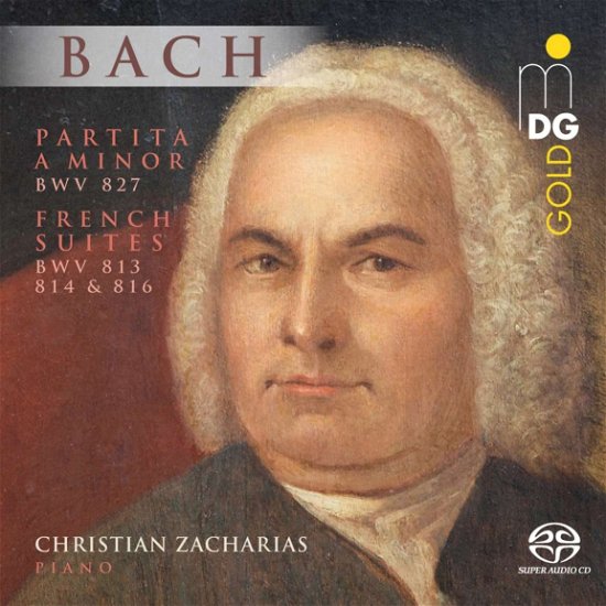Cover for Christian Zacharias · Bach: Partita a Minor Bwv827/french Suites Bwv813-814 &amp; (CD) (2023)