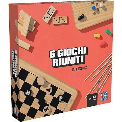 Editrice Giochi: 6 Giochi Riuniti In Legno (Figurine) (2024)