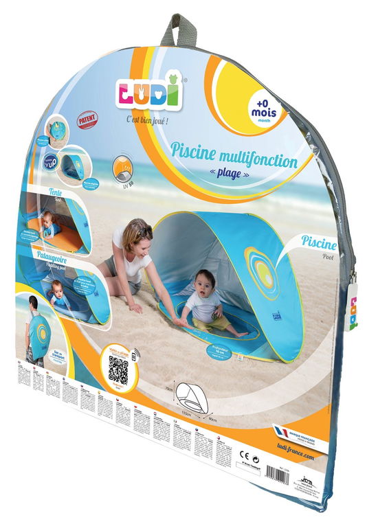 Cover for Ludi · Pop-up Uv Protection Tent With Pool - Lu2206 (Toys)