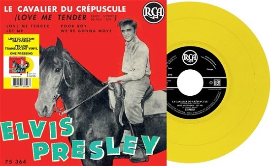 Ep Etranger No11 - Le Cavalier Du Crepuscule (Yellow Vinyl) - Elvis Presley - Musiikki - L.M.L.R. - 3700477837068 - perjantai 12. huhtikuuta 2024