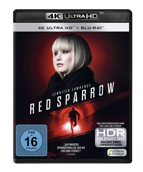 Cover for Red Sparrow  (4K Ultra HD) (+ Blu-ray) (4K UHD Blu-ray) (2018)