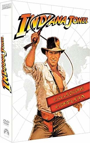 Cover for Ford, Connery, Phoenix, Allen, Blanchett, Hurt, Freeman, Labeouf, Lacey, Rhys-Davies · Indiana Jones - La Collezione Completa ( Box 4 Dv ) (DVD) (2021)