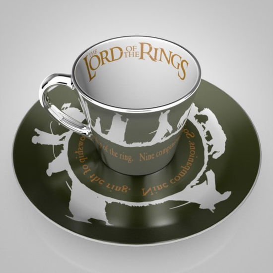 Lord Of The Rings Fellowship Mirror Mug And Plate - Lord of the Rings - Merchandise - LORD OF THE RINGS - 5028486483068 - 19. marts 2022