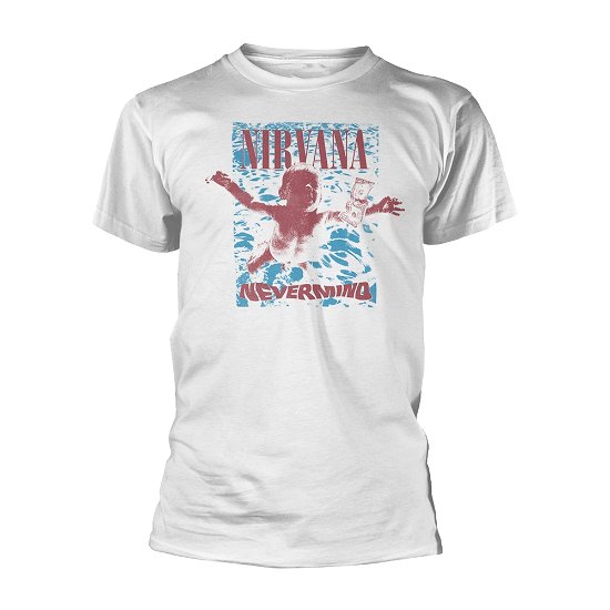 Cover for Nirvana · Nevermind Underwater (T-shirt) [size XXL] [White edition] (2021)