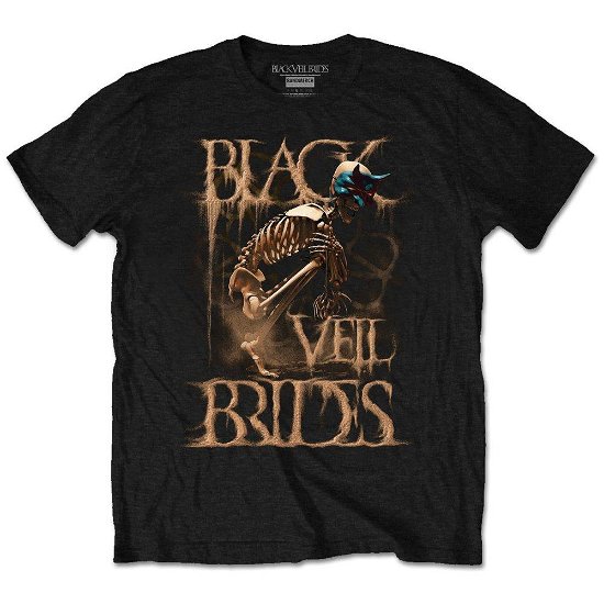 Black Veil Brides Unisex T-Shirt: Dust Mask (Retail Pack) - Black Veil Brides - Merchandise - Bandmerch - 5056170628068 - 