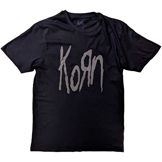 Korn Unisex Hi-Build T-Shirt: Logo - Korn - Merchandise -  - 5056561075068 - 