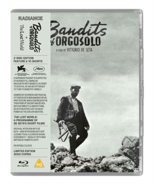 Cover for Vittorio De Seta · Bandits Of Orgosolo + The Lost World (Blu-ray) [Limited edition] (2024)