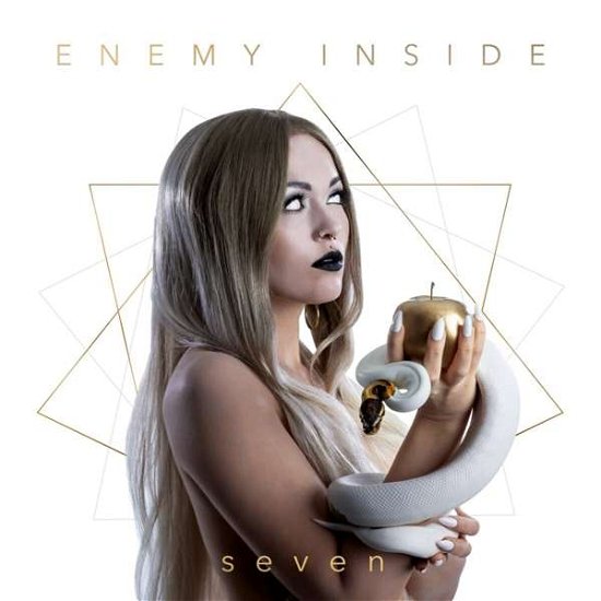 Cover for Enemy Inside · Seven (Clear+gold / White Splatter Vinyl) (LP) [Limited edition] (2021)