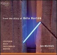 Cover for Jan Michiels · From the Diary of Bela Bartok (CD) (2005)