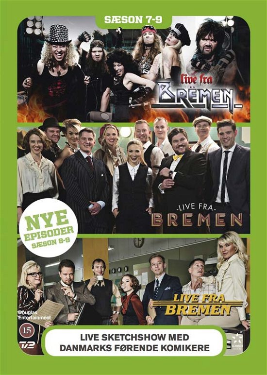 Cover for Live fra Bremen · Sæson 7+8+9 (DVD) (2014)