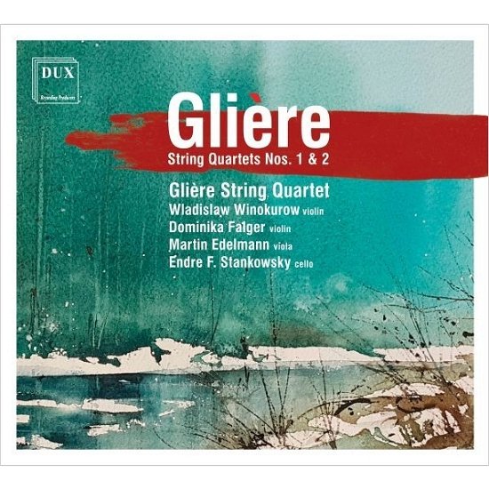 Cover for Gliere / Wladislaw Winokurow · String Quartets Nos. 1 &amp; 2 (CD) (2023)