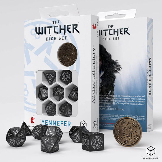 The Witcher Würfel Set Yennefer The Obsidian Star - The Witcher - Gadżety -  - 5907699496068 - 29 września 2022