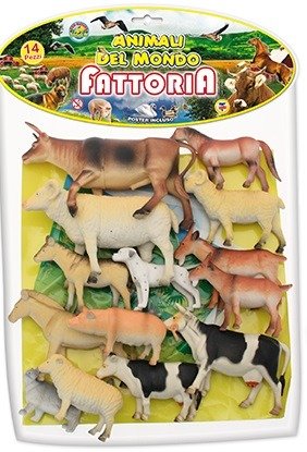 Cover for Teorema: Geo Nature · Animali Della Fattoria Con Poster 14 Pz (Spielzeug)