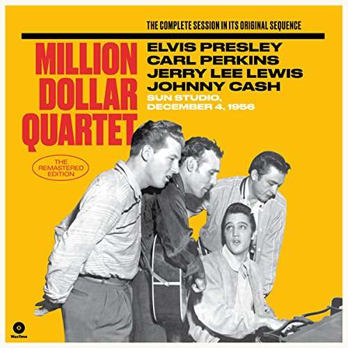 Cover for Elvis Presley / Carl Perkins / Jerry Lee Lewis / Johnny Cash · Million Dollar Quartet (The Complete Session On Its Original Sequence) (Deluxe Editoin) (LP) [Deluxe edition] (2017)