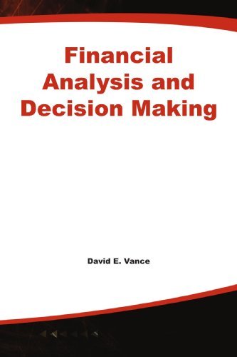 Cover for David E. Vance · Financial Analysis and Decision Making (Pocketbok) (2002)