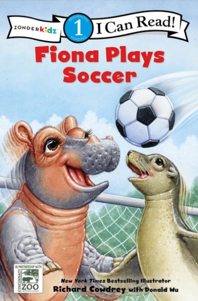 Cover for Fiona Plays Soccer: Level 1 - I Can Read! / A Fiona the Hippo Book (Paperback Book) (2023)