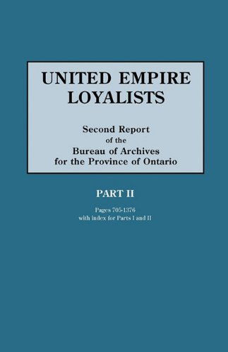 Cover for Alexander Mrs Fraser · United Empire Loyalists. Enquiry into the Losses and Services in Consequence of Their Loyalty. Evidence in the Canadian Claims. Second Report of the B (Paperback Book) (2010)