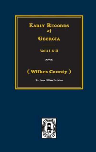 Cover for Grace Gillam Davidson · Early Records of Georgia (Hardcover Book) (2017)