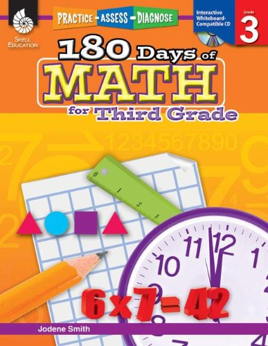 Cover for Jodene Smith · 180 Days™: Math for Third Grade: Practice, Assess, Diagnose - 180 Days of Practice (Paperback Book) [Teacher's edition] (2011)