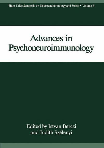 Cover for I Berczi · Advances in Psychoneuroimmunology (Softcover Reprint of the Origi) (Taschenbuch) [Softcover Reprint of the Original 1st Ed. 1994 edition] (2013)