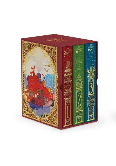 Harry Potter 1-3 Box Set: MinaLima Edition - J.K. Rowling - Andere - Bloomsbury Publishing PLC - 9781526680068 - 1 oktober 2024